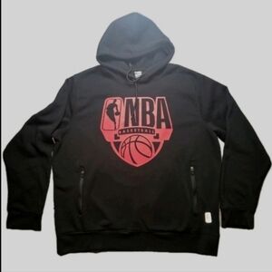 NBA Basketball Black With Red Graffic Men's Hoodie SIZE 2X